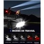 [Lot de 2] Lampe LED Frontale Ultra Puissante Rechargeable avec 5 Modes