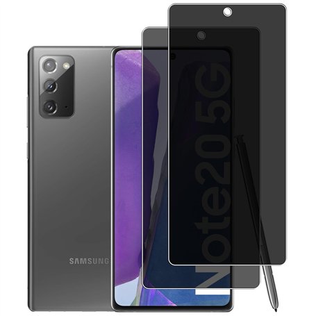 KELOLIN [2 pièces] Anti Espion Verre Trempé Protection écran Pour Samsung Galaxy Note 20 5G 9H Dureté