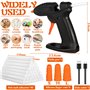 Pistolet a Colle Sans Fil avec 40pcs 7×150mm Bâtons de Colle