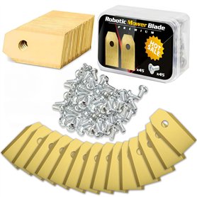 TEBOKHAD 45 Lame Tondeuse Gazon Robot