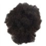 Tcwuzick Tête de mannequin africain américain avec 100 % cheveux humains - Pour la cosmétologie - Cheveux afro - Pour le coiffag