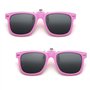 FUIPVGI 2 Pièces Clip Lunettes de Soleil Enfant Clip Lunettes de Soleil Polarisées Clip Lunettes Polarisant Pour Garçons et Fill