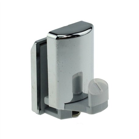 Lot de 4 crochets pour porte de douche - Chromés