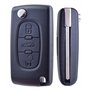 ANGOFIZ Coque Clé Pliable 3 Boutons Coffre CE0523 Lame VA2 Compatible avec Peugeot 207 207SW 208 307 307SW 308 407 408 Partner E