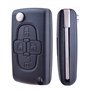 ANGOFIZ Coque Clé Télécommande 4 Boutons CE0523 Lame VA2 Compatible avec Peugeot 807 1007 Citroen C8 Fiat ULYSSE