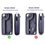 ANGOFIZ Coque Clé Télécommande 4 Boutons CE0523 Lame VA2 Compatible avec Peugeot 807 1007 Citroen C8 Fiat ULYSSE
