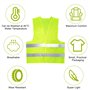 Zeripikfoasp 5 Pièces Gilet Haute Visibilité, Gilet De Sécurité Haute, Gilets Haute Vêtements De Travail Respirants avec des Ban