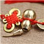 YANGWEN 2 Pièces WU Lou Gourd Feng Shui pièces Chinoises de la Chance pièces de Feng Shui Nœud Chinois et Monnaie Porte-Bonheur