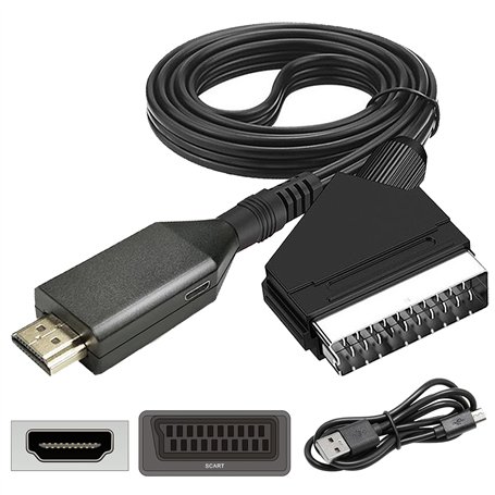 LNGJIN Cable Peritel HDMI