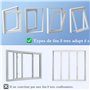 Joint de fenetre pour climatiseur mobile, 400CM kit fenetre pour climatiseur mobile double fermeture éclair, Convient aux climat
