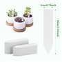Lot de 210 Étiquettes pour Plantes Blanches en Plastique – Résistantes aux Intempéries – 10 x 2 cm – Etiquette Plante Pour Jardi
