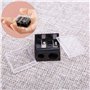 Taille Crayon Maquillage,Taille-Crayon Double Trou,Taille-Crayon Yeux,Double Trou Taille-Crayon Cosmétique,Convient aux crayons