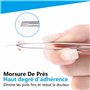 6 Pièces Pince à épiler Professionnelle, Pincettes en Acier Inoxydable pour Sourcil, Pince à Épiler de précision pour Enlèvement