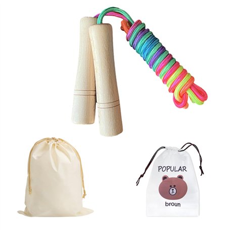1 corde à sauter avec 2 sacs de rangement
