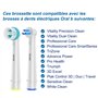 8 Brossettes Interspace et 8 Brossettes Ortho Care Essentials, Brossette de Rechange Compatibles avec les Oral-B Brosse a Dent E