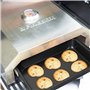 GOYADA 3 Pcs Plat à Four Rectangulaire Antiadhésif, Plaque à Rôtir Antiadhésif en Acier au Carbone avec 1 Pcs Moules à Tortilla