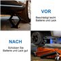 Lot de 4 patins en caoutchouc universels pour cric de voiture, avec rainures et surface gaufrée, peut être utilisé pour crics et