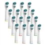 KongKay Lot de 16 têtes de brosse à dents de rechange pour Oralb Dual Clean