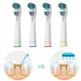 4 Têtes Compatibles Avec les Oralb Brosses à Dents Électriques