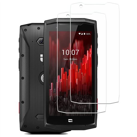 KELOLIN [2 pièces] Verre Trempé Protection écran pour Crosscall Core M5 9H Dureté