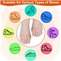 Coussinets Metatarsiens,8pcs Coussinet Plantaire Gel Coussin Gel Pieds,coussinet d'avant pied,Métatarsien Coussinets,Soulager la