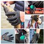 Vueinrg Gants de Pêche Imperméables Anti-Coupure - Gants de Chasse Avec Magnétique Boucle Anti-Morsure Pour Manipuler en Sécurit