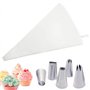Réutilisable Résistant Coton Piping Bag avec 5 Pièc