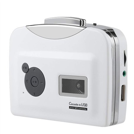Tosuny Lecteur de Cassettes - Cassette Bande à MP3 convertisseur Lecteur de Cassettes Portable USB Capteur Audio de Musique
