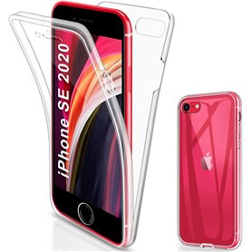 Gnews Coque pour iPhone SE 3/2 (modèle 2022/2020) Housse, Coque pour iPhone 7/8 Coque Transparent Silicone TPU Case Intégral 360 Gnews Coque pour iPhone SE 3/2 (modèle 2022/2020) Housse