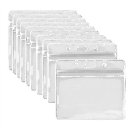 10 Pcs Porte Carte Transparent