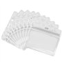 10 Pcs Porte Carte Transparent, Badge Transparent Plastique, Imperméable à l'eau des Porte-Badges, Étui pour Cartes d'identité, 