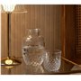 Bedside Water Carafe avec verre Set carafe en verre Carafe à eau de nuit Carafe à eau pour chambre à coucher Carafe à eau Table