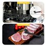 LDERFIV Attendrisseur de Viande, Attendrisseur à escalope antiadhésif Double Face, Marteau à Viande avec Manche antidérapant, Ma