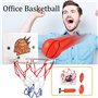 Mini Panier De Basket Chambre Mini Panier De Basket Enfant Mini Office Basketball Jouet De Basketball Enfant avec 2 Balles Et 1 