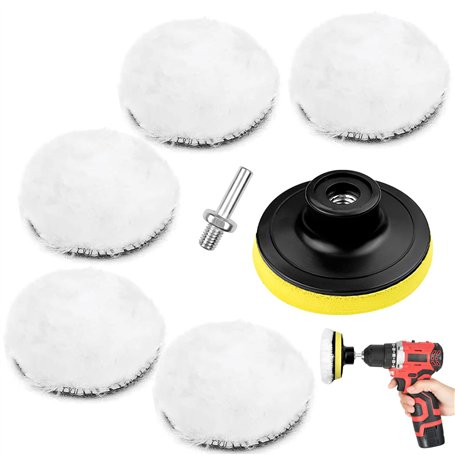 Newpop 7 Pièces Kit Polissage Voiture