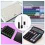 skytowards Kit de Nettoyage de Clavier, 2 Extracteurs de Touches + 2 Brosses de Clavier, Outil de Démontage Expert avec Brosses