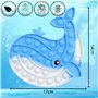 Steemjoey Push It Fidget Toy - Jouet Anti-Stress Baleine pour Enfants et Adultes - Cadeau Parfait pour Soulager l'Anxiété et TDH