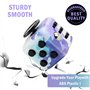 Steemjoey 4PCS Anti-Stress Fidget Toy Cube Anti Stress Jouet Décompression Jouet Cube avec 6 modules apaisants pour Enfants et A