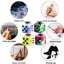 Steemjoey 4PCS Anti-Stress Fidget Toy Cube Anti Stress Jouet Décompression Jouet Cube avec 6 modules apaisants pour Enfants et A