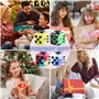 Steemjoey 4PCS Anti-Stress Fidget Toy Cube Anti Stress Jouet Décompression Jouet Cube avec 6 modules apaisants pour Enfants et A