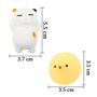 Amaza 36Pcs Squishy Kawaii Petit Animaux Anti Stress Reliever Jouet (Multicolore)