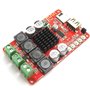 DollaTek TPA3116 DC 8~26V 2X50W l'amplificateur de Puissance de Bluetooth Digital télécommande, Prise en Charge TF Card/FM Radio