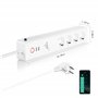 UseeLink Zigbee Power Strip Surge Protector 16A 3500W Fonctionne avec Alexa Home Assistant 4 Prises AC Commutateurs individuels
