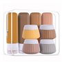 8 Flacons de Voyage en Silicone：contenant voyage 90 ml réutilisables et étanches en silicone - Kit de Accessoires de Voyage Cert