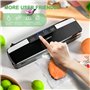 WOCVRYY Machine Sous Vide Alimentaire 6 en 1 Appareil sous Vide alimentaire Pour la Conservation Des Aliments, Avec Mode Sec et 