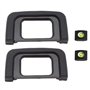 Oeilleton pour Nikon D5500 D5300 D5100 D3500 D3400 D3200 D3300 D3100 D3000 D5600 D5000 D5200 DK-25 Eyecup Viseur Caoutchouc et C