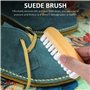 Brosse à chaussures 3 pièces avec 1 gomme, outil de cirage, accessoires d'entretien des chaussures, nettoyant pour baskets, kit