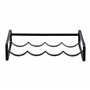 Amazon Basics Range-bouteilles empilable pour table, Noir, 9.5P x 40l x 20H centimètres