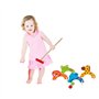 jacootoys Jeu de Croquet Animaux en Bois Jouets de Golf avec 2 Balles de Jeu éducatif Cadeau pour Enfants Filles Garçons