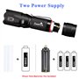 DaskFire Lampe Torche 4 en 1 Super Bright 900 Lumen Rouge & Vert Lumière Bleue Lampe de Poche Multifonctionnelle Poche Réglable